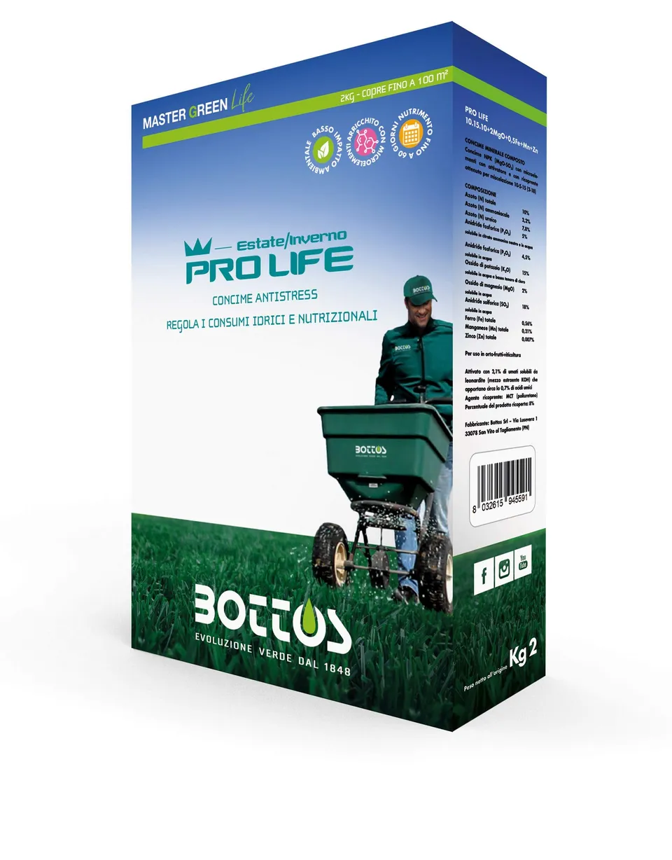 bottos-pro-life-2-kg-concime-antistress-per-prato-con-risparmio-idrico image 1