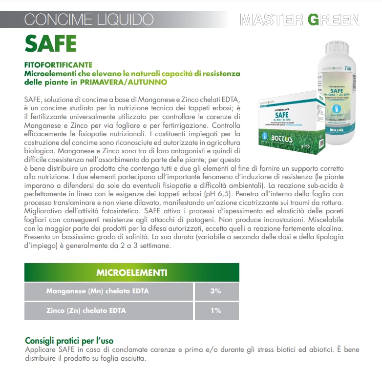 bottos-safe-250-gr-fitofortificante-con-manganese-e-zinco-per-tappeto-erboso image 6