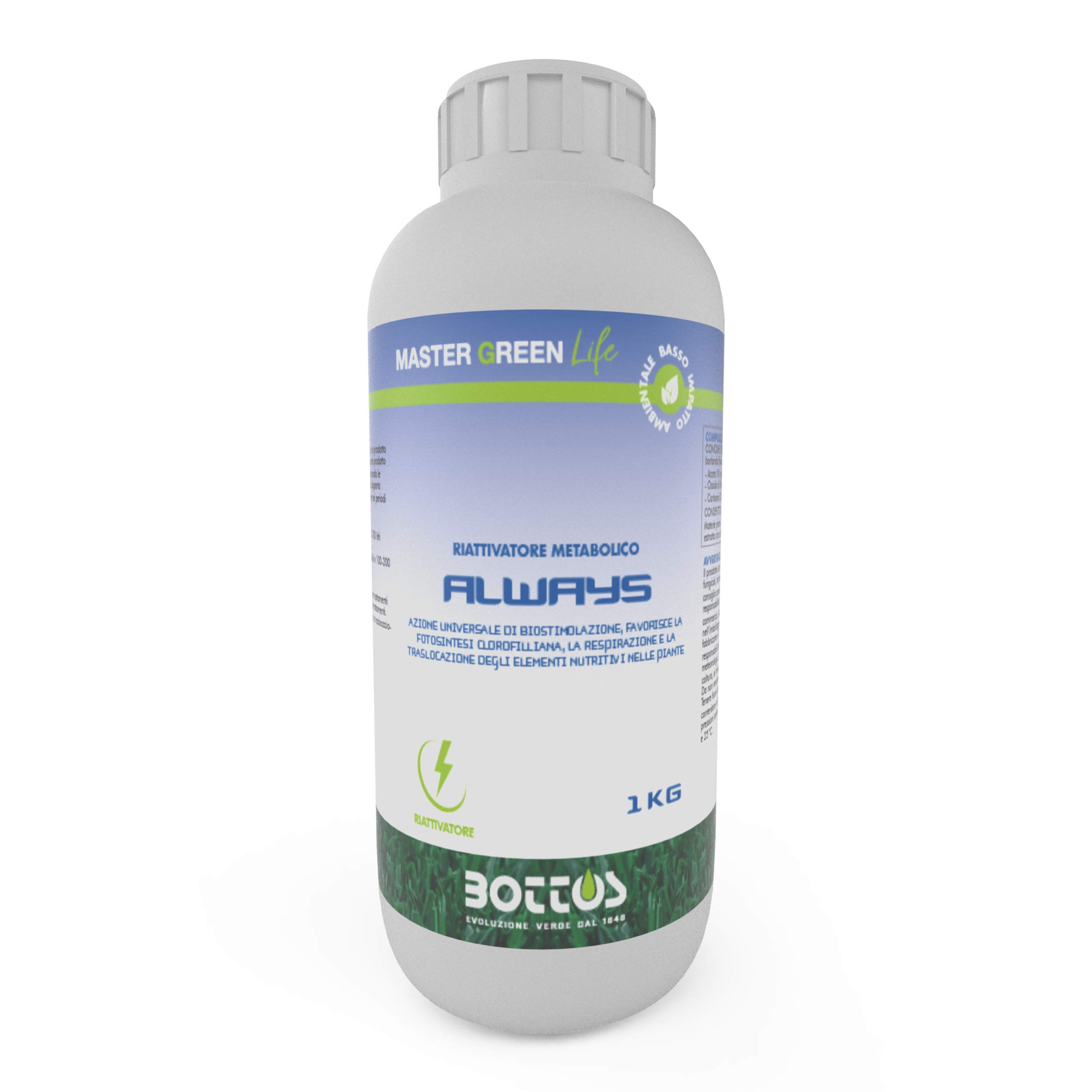 bottos-always-riattivatore-metabolico-organico-liquido-per-tappeto-erboso-1-kg image 1