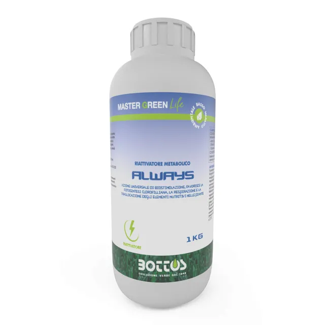bottos-always-riattivatore-metabolico-organico-liquido-per-tappeto-erboso-1-kg image 1