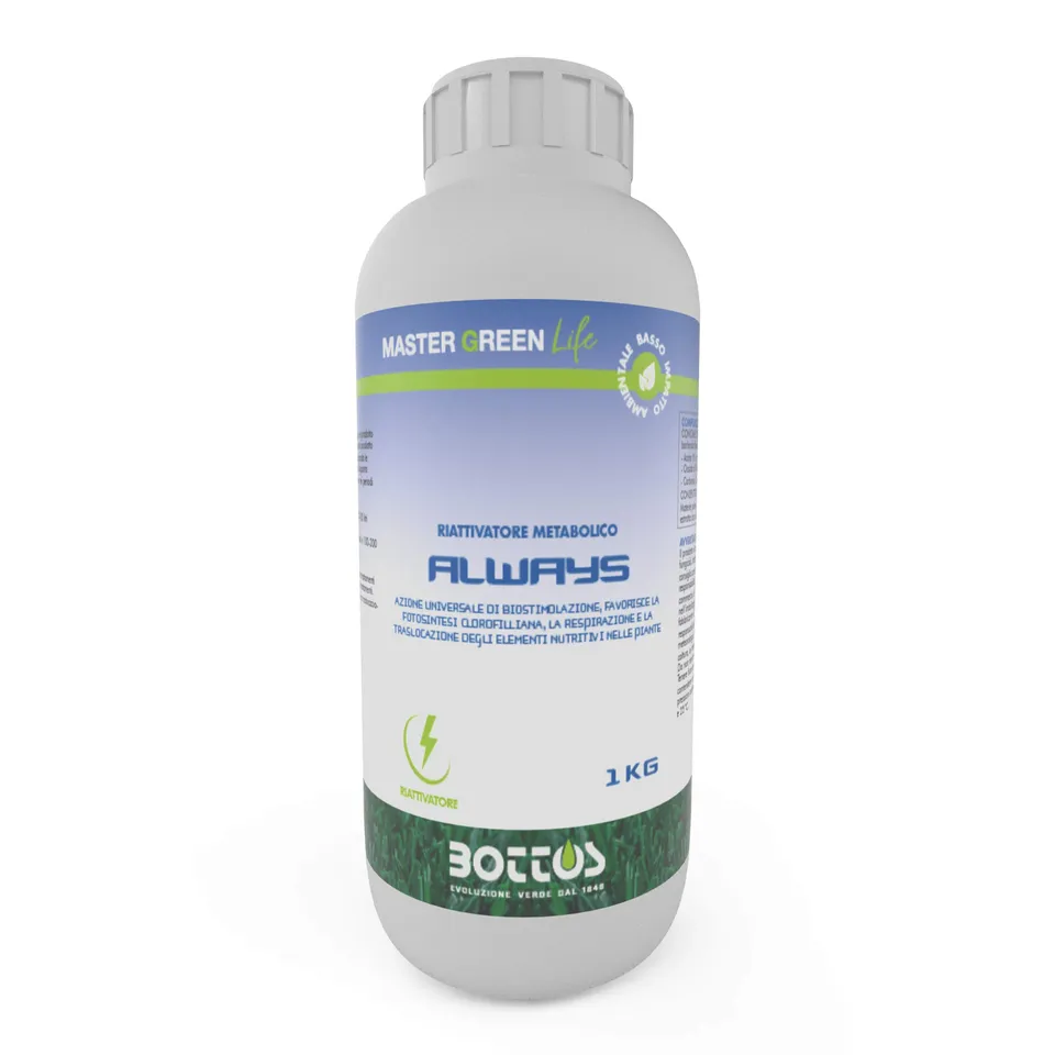 bottos-always-riattivatore-metabolico-organico-liquido-per-tappeto-erboso-1-kg image 1