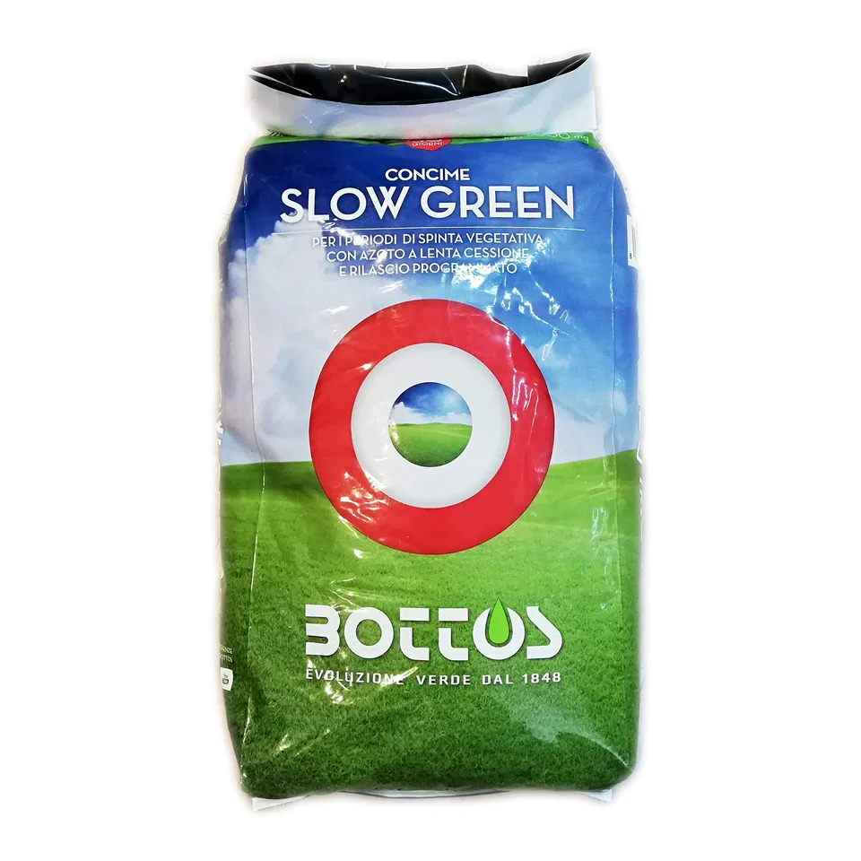 bottos-slow-green-22-5-10-2-mgo-concime-universale-granulare-per-prato-25-kg image 1